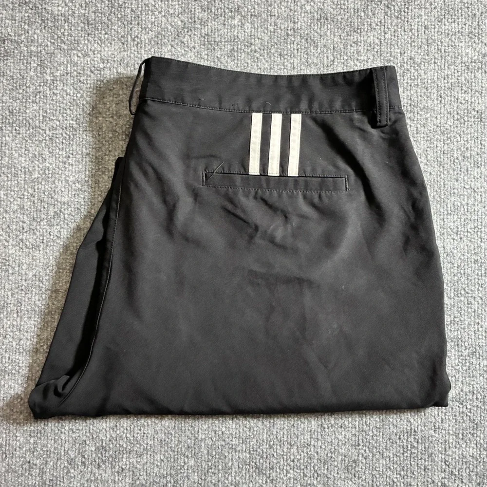 Adidas Climalite Golf Pants Mens 40x32 Black Stretch‎ Straight Leg